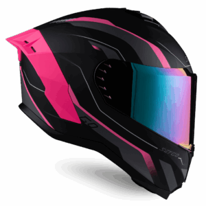 Casco de motocicleta Go Black & Pink | SETGO - Cascos con Certificación DOT