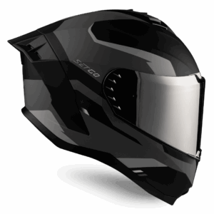 Casco de motocicleta Touring Black & Grey | SETGO
