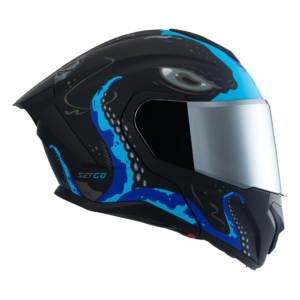 Casco de Moto STG 210 PULPO-AZUL