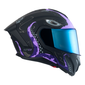 Casco de Moto STG 210 PULPO-MORADO